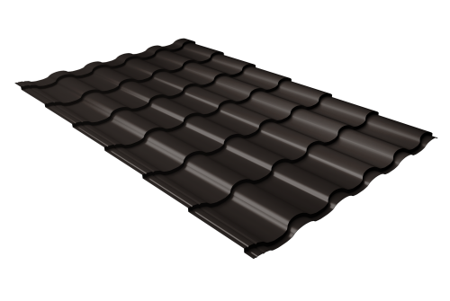 Профиль волновой кредо 0,45 PE RR 32 темно-коричневый