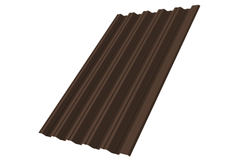 Профнастил HC35R 0.45 PE-Double RAL 8017 шоколад