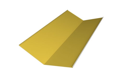 Планка ендовы нижней 300x300 0,45 PE RAL 1018 цинково-желтый (2м)