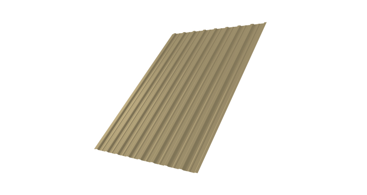 Профнастил С10A 0,7 PE RAL 1014 слоновая кость