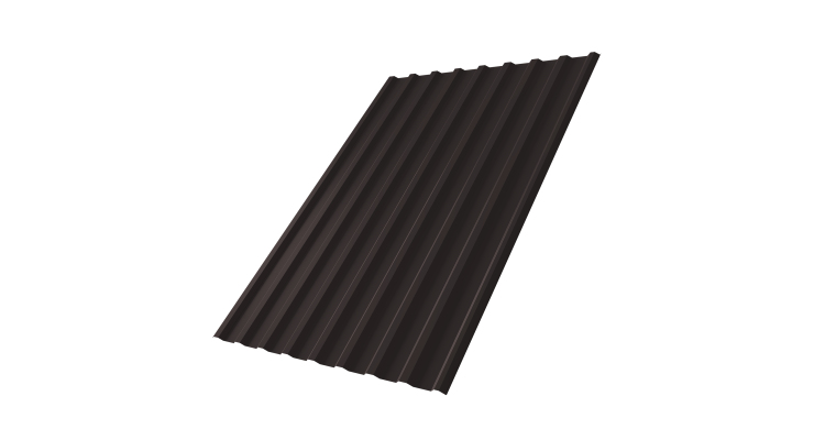 Профнастил С20R 0.45 PE-Double RAL 9005 черный