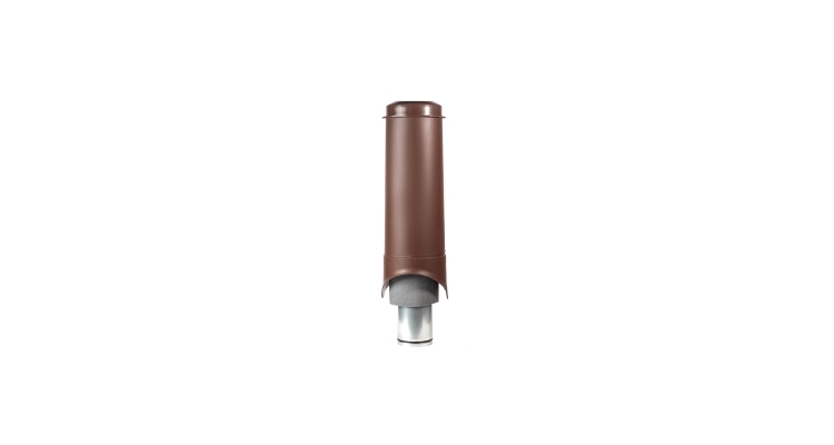 Выход вентиляции Krovent Pipe-VT 150/700 изолированный коричневый
