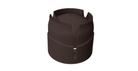 Колпак Krovent Hupcap 270 new коричневый
