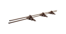 Снегозадержатель для фальцевой кровли Grand Line RAL 8017 3м