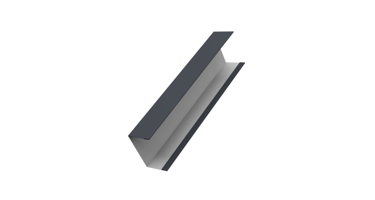 Крышка жалюзи Milan, Tokyo для калиток, ворот 0,5 Satin RAL 7024 мокрый асфальт (2,5м)