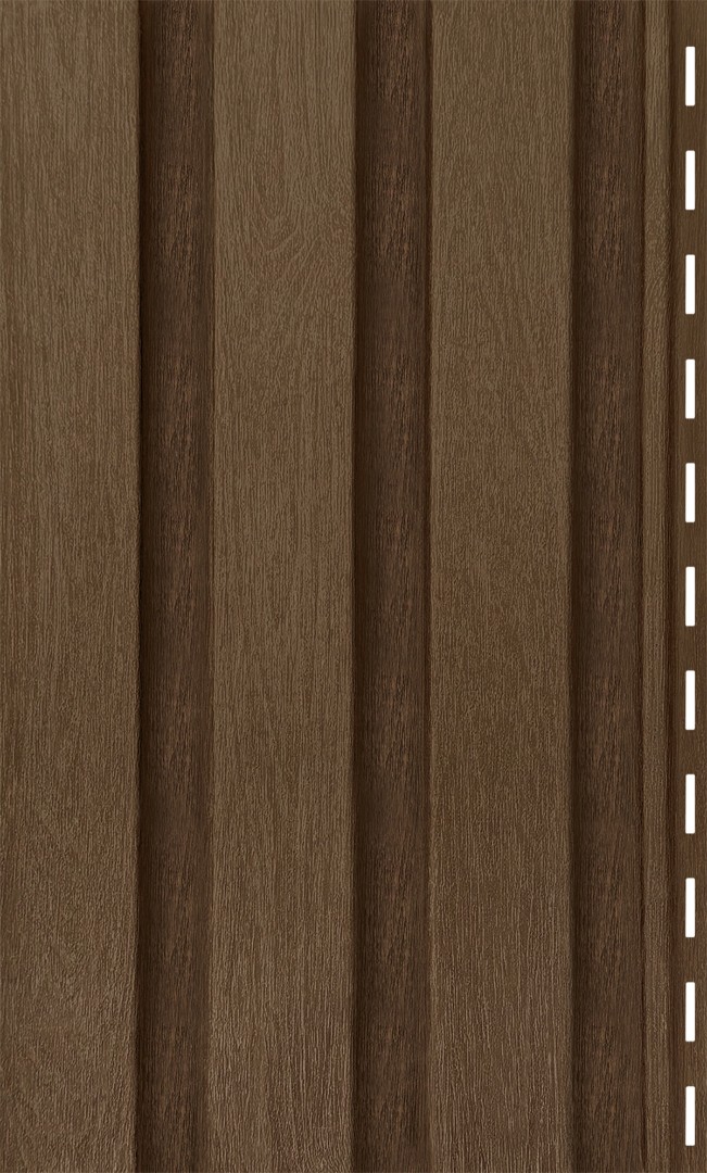 Сайдинг Рейка фасадная дуб золотой Тимбер-Блок 3000*275 мм ЮП